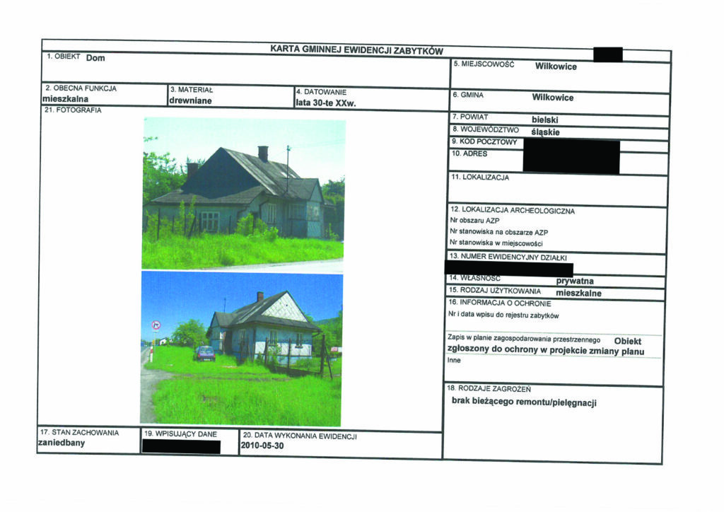 Wykreślenie budynku z GEZ